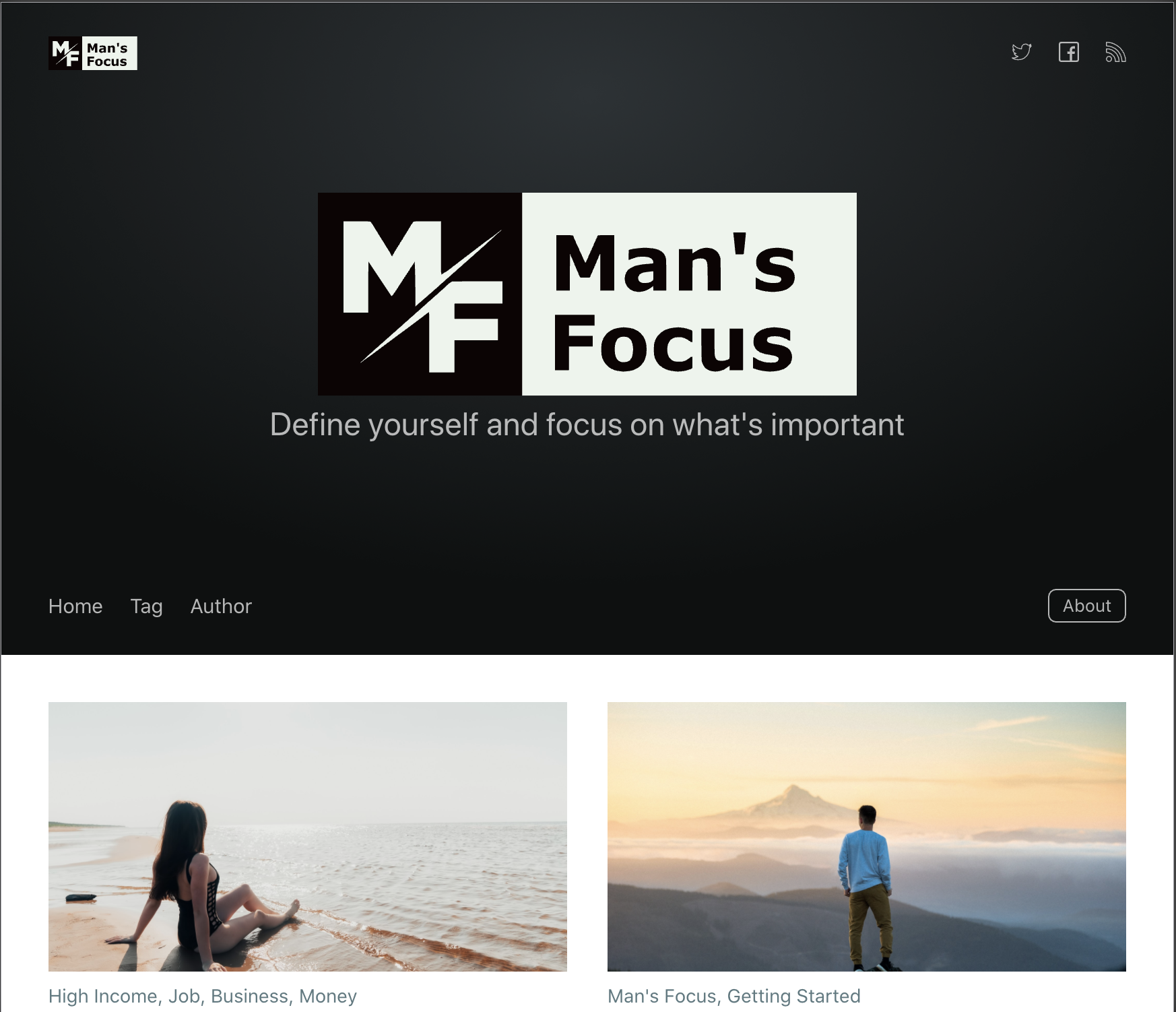Man's Focus Home Page